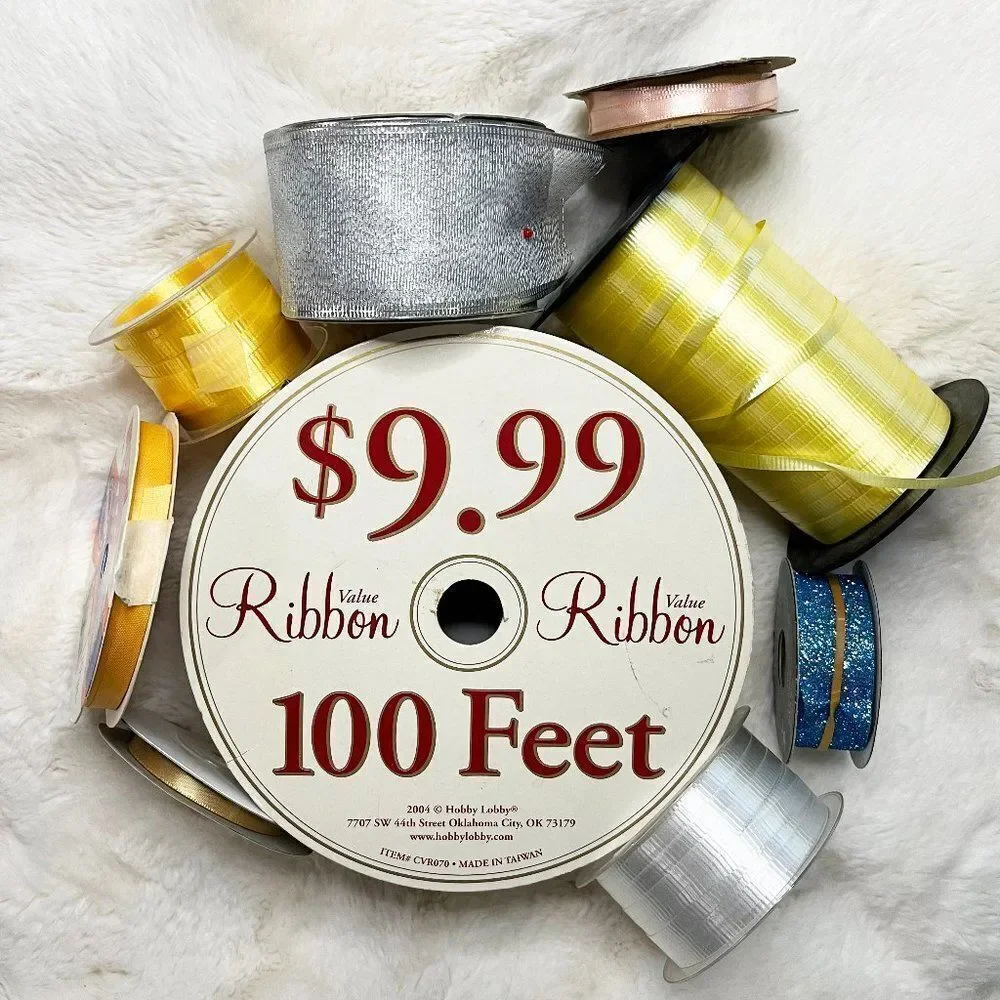 Set of 9 Gift or Crafting‎ Ribbons
